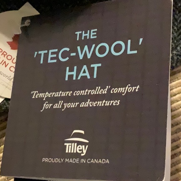 Tilley Tec-Wool Hat (TTW2) - Grey/Black - 6 7/8 - Picture 9 of 16